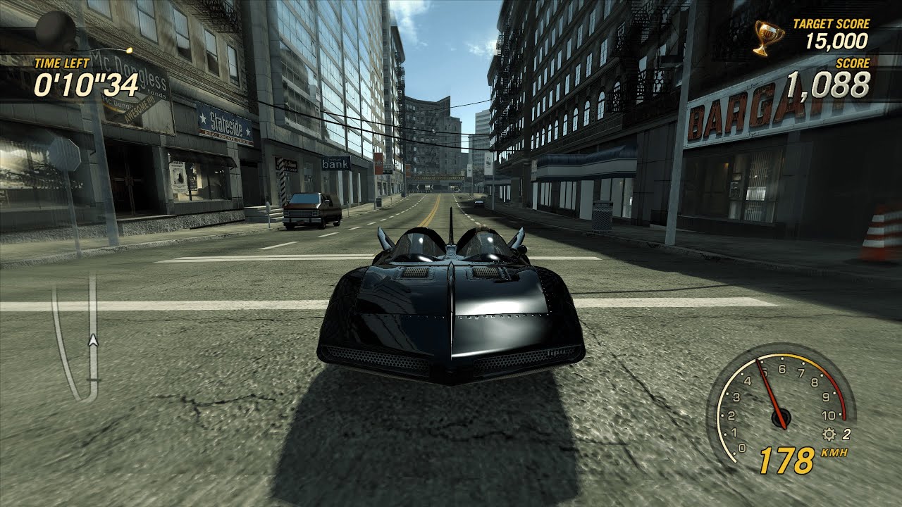 FlatOut: Ultimate Carnage | Beat the Bomb - Downtown 1 - Flatmobile - Score 90,576 (Improved)