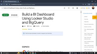 Build a BI Dashboard Using Looker Studio and BigQuery #GSP403 || 🐱 #detail_voice_explain #arcade2024