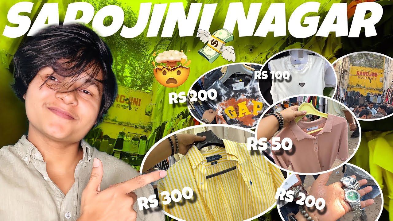 Sarojini Nagar Market Delhi 2026 😍| Sarojini nagar summer collection for boys , 🌏 | vlog