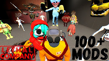 LETHAL COMPANY WITH 100+ MODS | FUNNIEST MOMENTS | (don