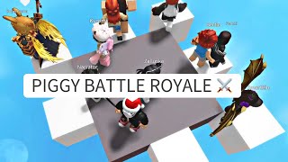 PIGGY BATTLE ROYALE CHALLENGE | ROBLOX PIGGY BUILD MODE