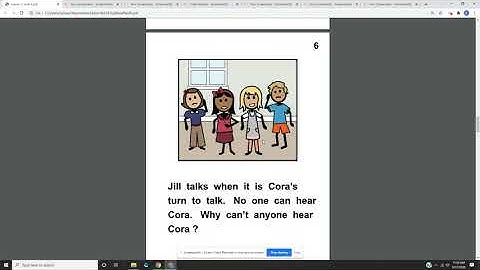 Jill Learns the Rules- Reading and picture explanation