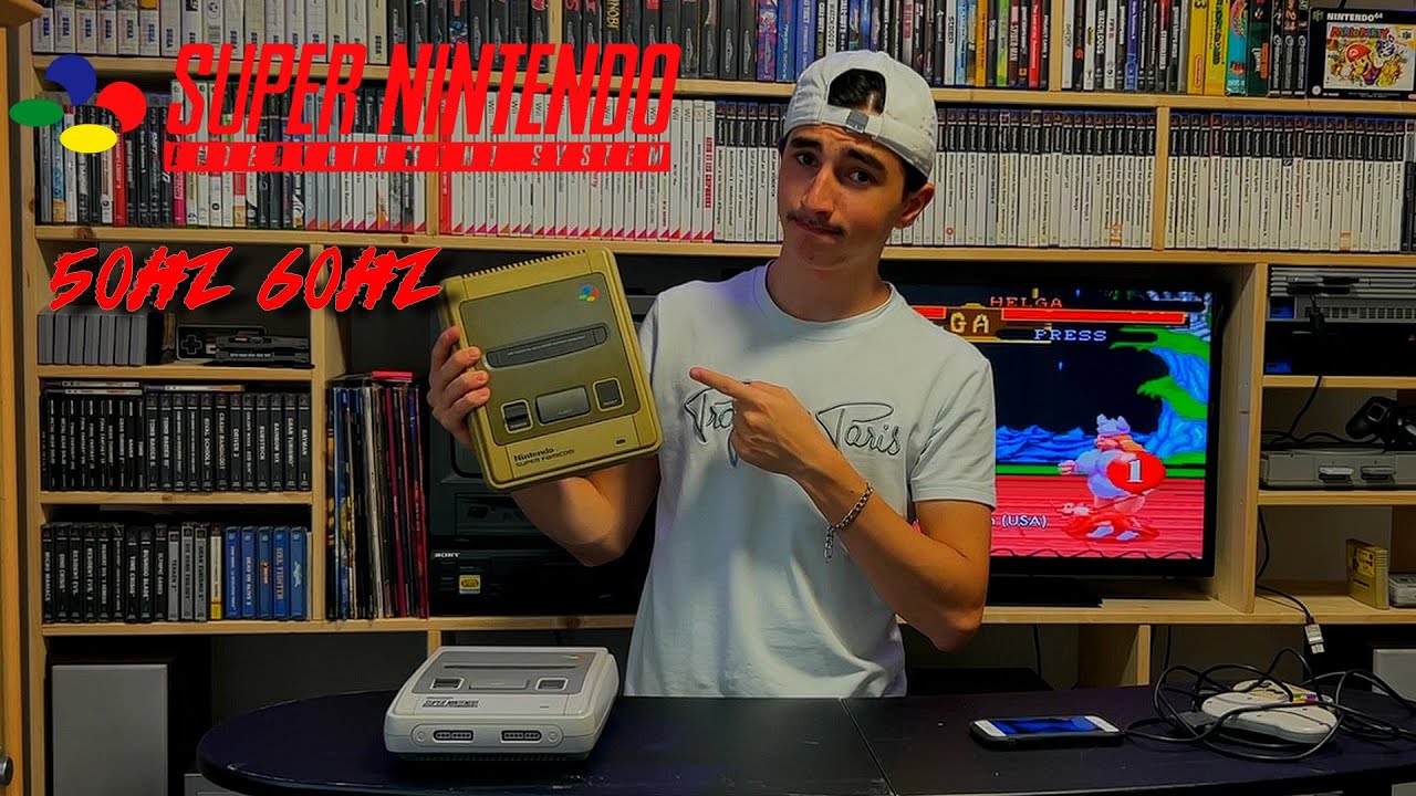TEST DE LA SUPER FAMICOM (Modifié) switch 50/60hz