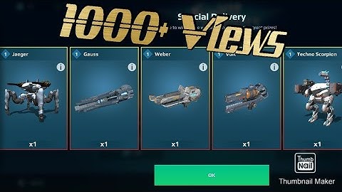 War Robots New Robots Jaeger,Techno Scorpion And New Weapons Gauss,Weber,Volt,Techno Atomizer