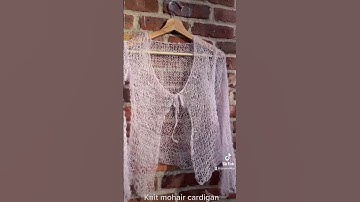 Hand knit mohair cardigan coming to my shop this week #knitting #styleinspo #mohair #cottagecore