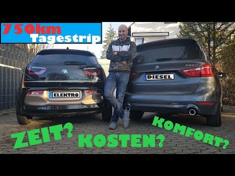 Diesel vs. Elektro - Unterschied in ZEIT - KOSTEN - KOMFORT!