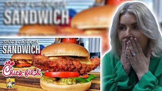 BRITS React to Chick fil A Spicy Chicken Sandwich Recipe | Copycat Recipe