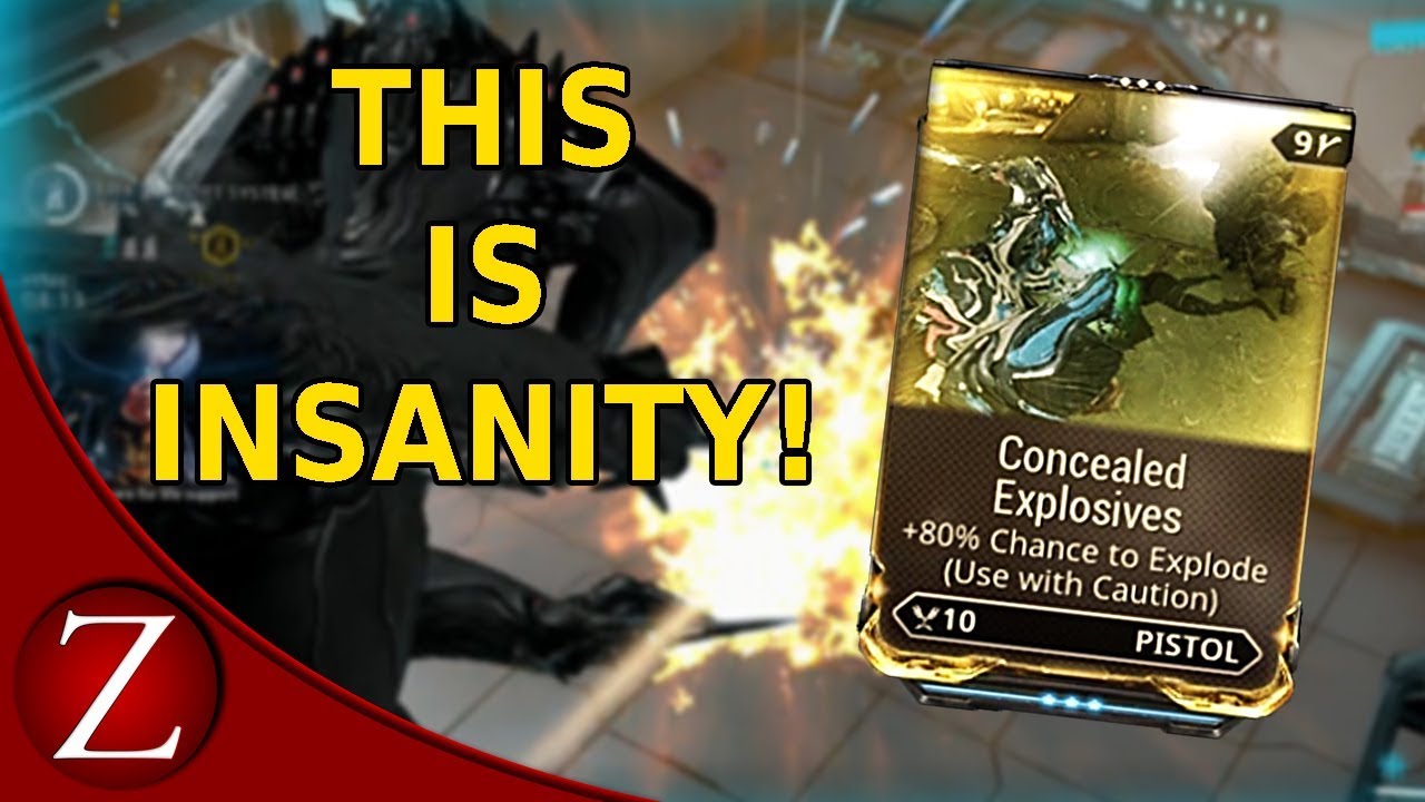 Concealed Explosives Mod Is Epic Warframe Gameplay YouTube