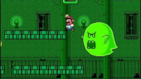 Flooded house of Green Spirits - Custom Super Mario Flash 2 Level