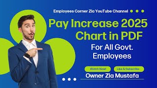 Pay Increase From December 2025 Pay Increase Rules, Method Chart Employees Corner Zia