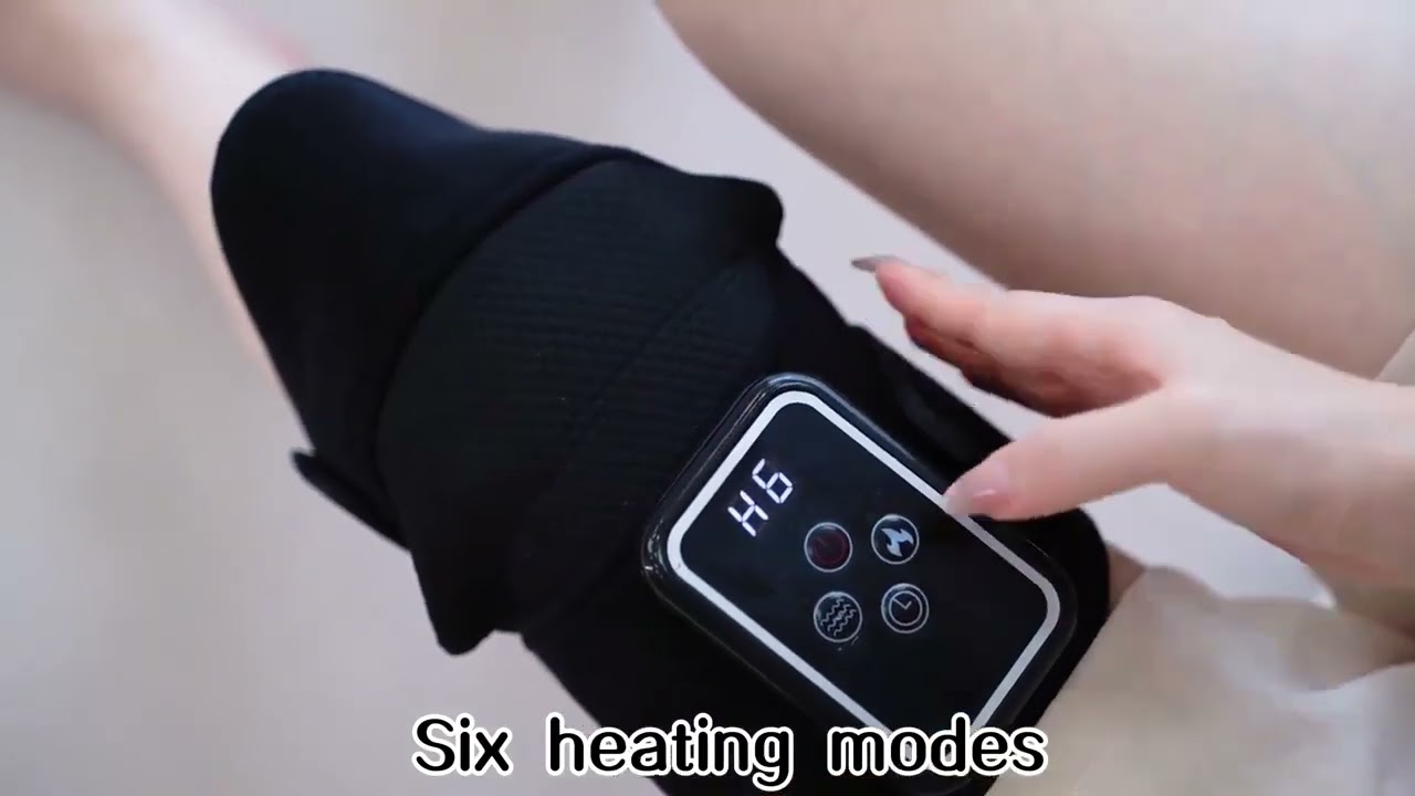 leg massager featuring air compression round calf