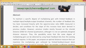 On Achievable Multiplexing Gain of BD in MIMO Broadcast Channels With Limited Feedback