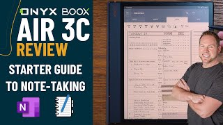 Starter Guide to using Onyx Boox Note Air 3C for Note-Taking App | OneNote | Penly screenshot 1