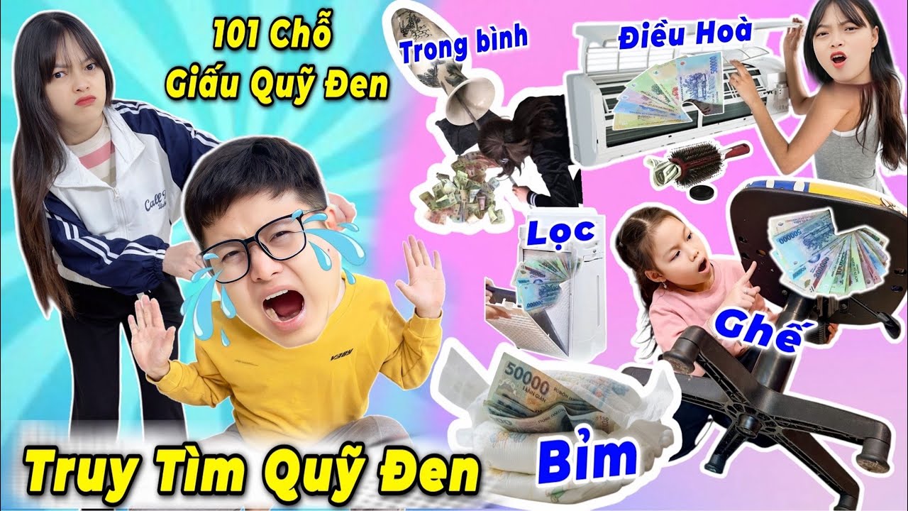 Thử Thách Đi Tìm Quỹ Đen Của Bố Hùng Bất Ngờ Chưa P3