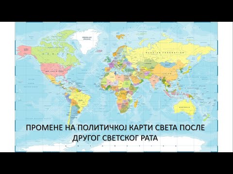 Promene na političkoj karti sveta posle Drugog svetskog rata