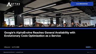 Google's AlphaEvolve Reaches General Availability with Evolutionary Code Optimiz | AYTAS Tech Shorts