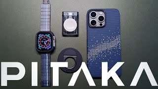 Pitaka MagEZ Case 4 + Carbon Fiber Apple Watch Band  - Unboxing & Review (FineWoven Alternative)