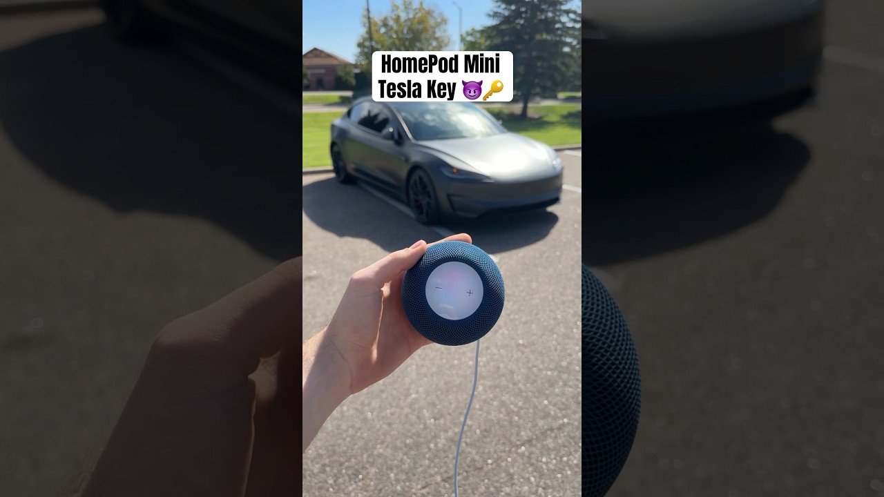 Can I Use a HomePod Mini as My Tesla’s Key?! 😳😈