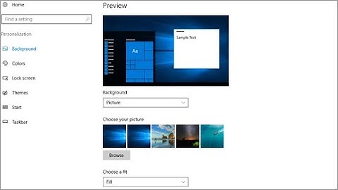How to Change Windows 10 Wallpaper Themes colors, Start Screen Color, Desktop Background home screen