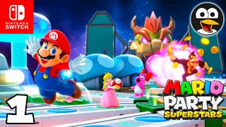 Mario Party Superstars en Español - Monte Minijuegos - Vídeos de Juegos Mario - Nintendo Switch #1
