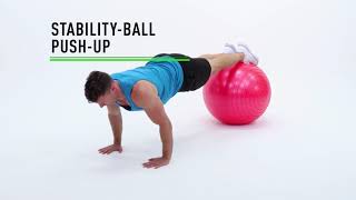 Stability-Ball Push-Ups | Strength Primer screenshot 3