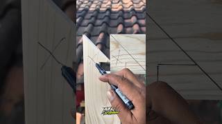 Technique for locking wood joints to make them strong #tipsntricks #woodworking #diy