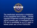 FBI Anti Piracy Warning Screen Warner Home Video 2005 Fullscreen Version 1