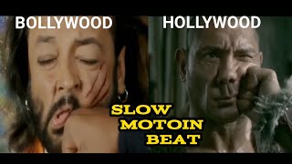 slow motion beat || kick \& punch face || from movies