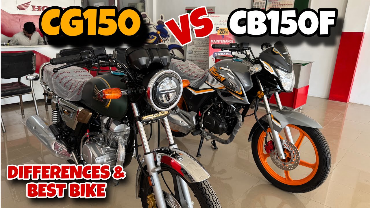CG150 Vs CB150F Differences | Which Bike Are Best To Buying