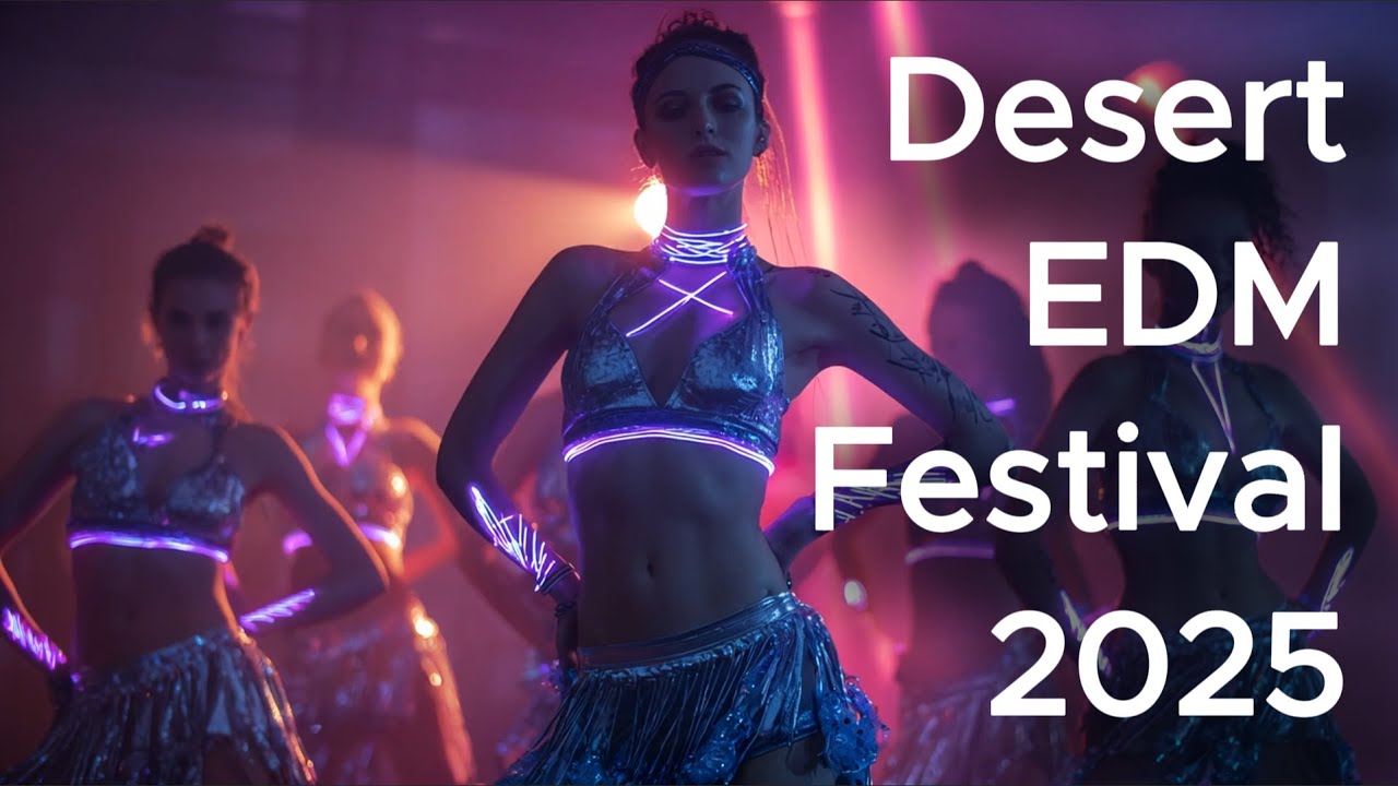[유산소운동 시리즈 #9] Desert EDM Festival 128BPM | 초대형 사막 EDM 파티