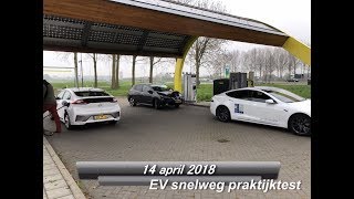 Praktijktest snelwegverbruik Elektrische auto's