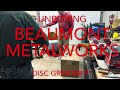 Unboxing the beaumont metalworks disc grinder