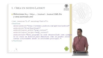 Actividades en Android |  | UPV