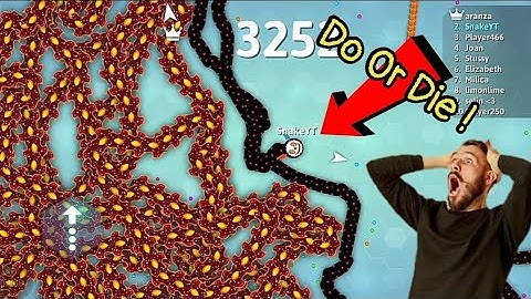 Snake.Io - Top 5 Biggest Snakes Died Like A Noob! Best Snakeio Gameplay