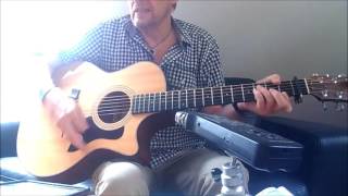 Stuck With You - Huey Lewis \u0026 The News - Acoustic Guitar Unplugged Rendition