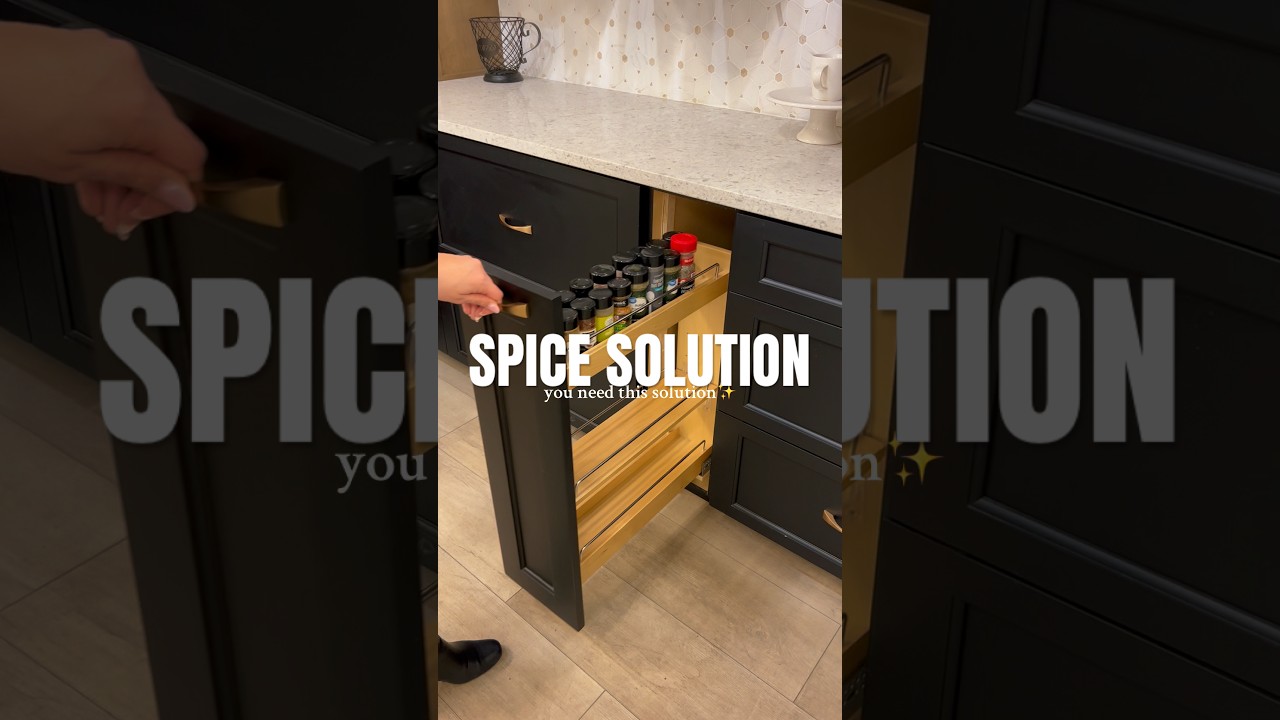Your new favorite spice cabinet✨