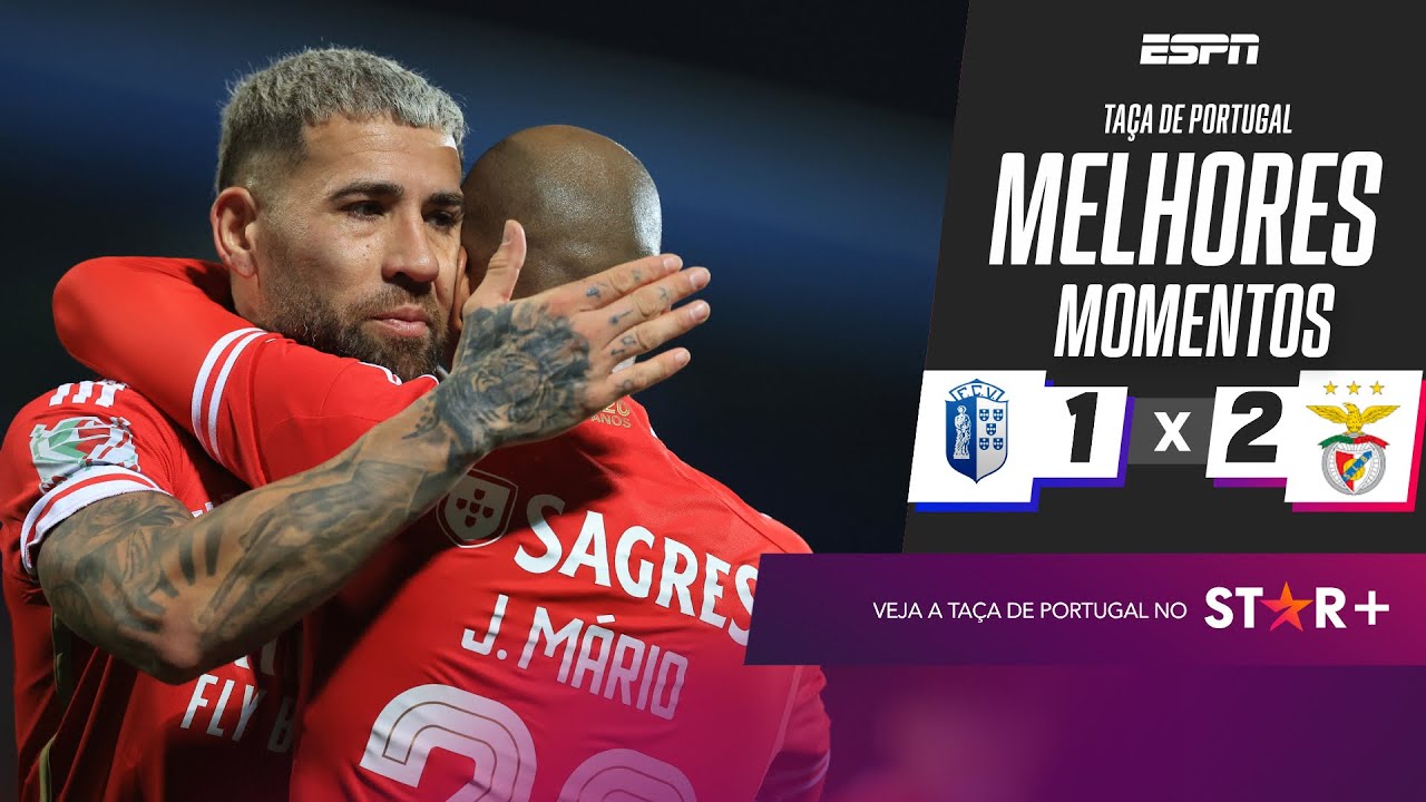 BRASILEIRO marca, Benfica vence Vizela e vai à semfinal da Taça de Portugal | Melhores Momentos