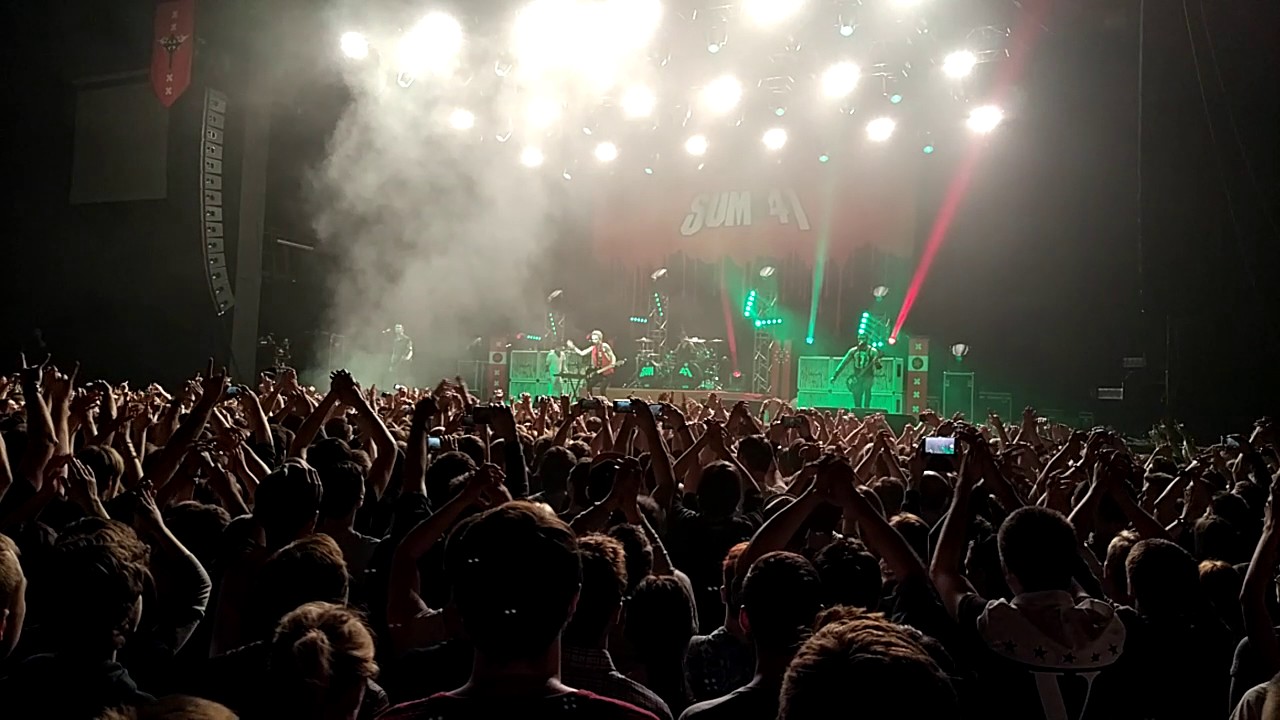 Выступление SUM41 в Москве. 2018г