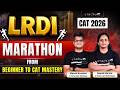 CAT 2026 LRDI Marathon From Beginner to CAT Mastery 🔴 Live by Maruti Sir & Sayali Mam