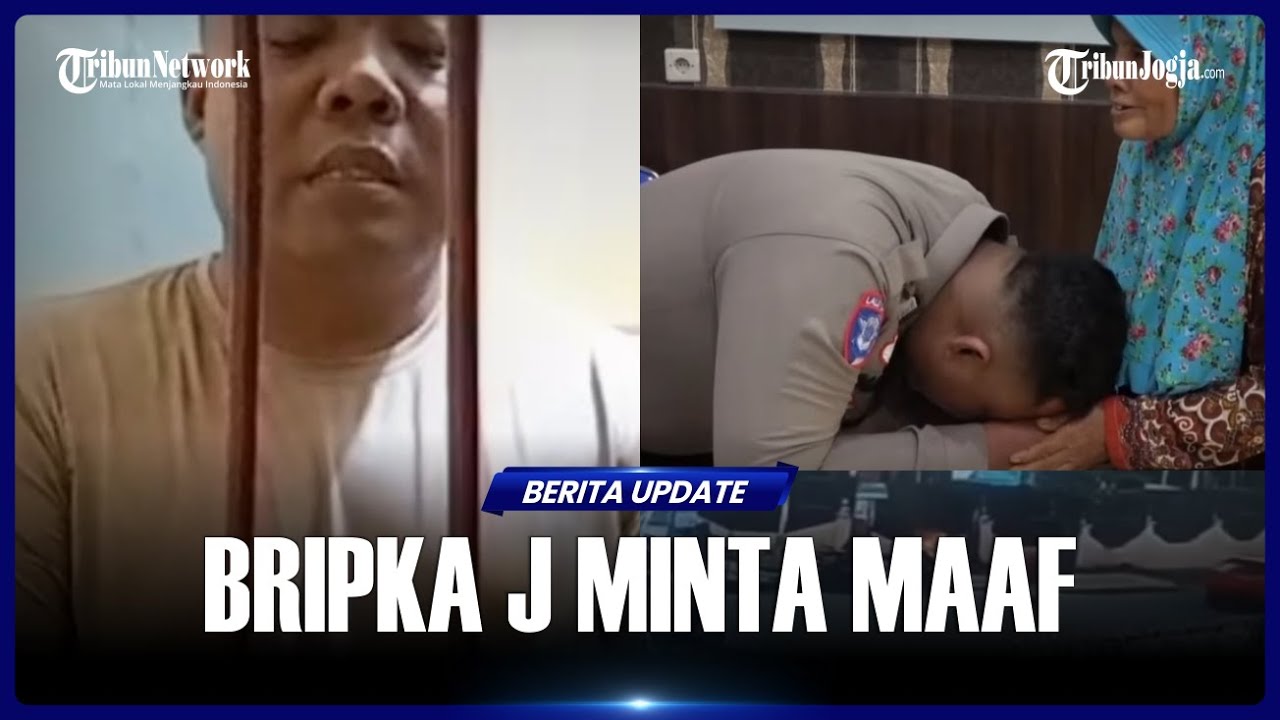 BRIPKA J MINTA MAAF KE ORANG TUA ODGJ YANG DIA TENDANG KEPALANYA