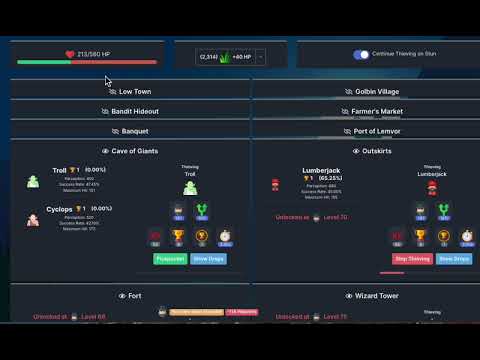 Melvor Idle 1.2 Auto eater video preview 2