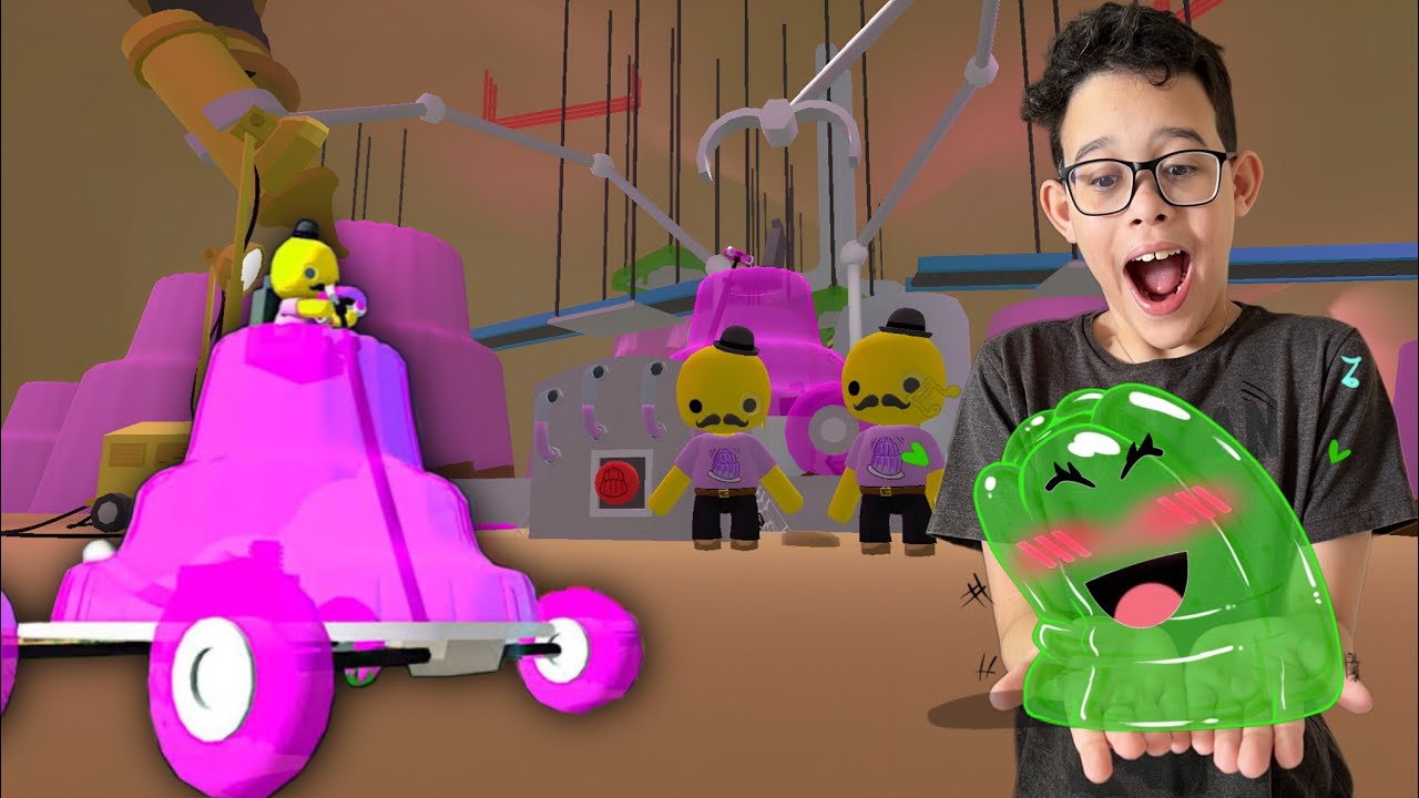 ENCONTREI UM CARRO DE GELATINA GIGANTE no WOBBLY LIFE - Lucas Vasconcelos