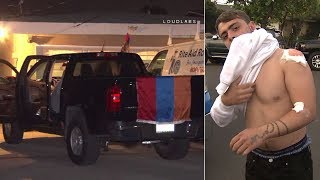 Man shot at while driving truck with Armenian flags | ABC7
