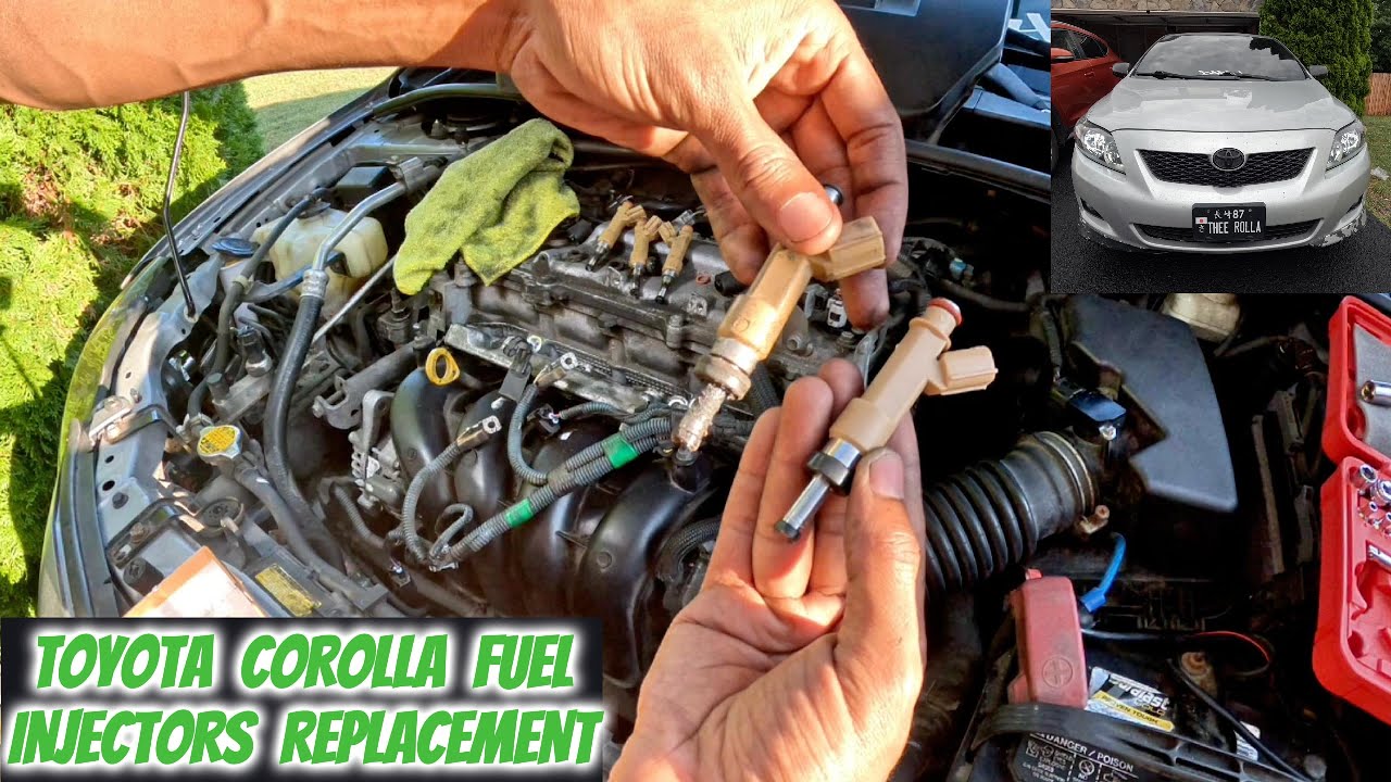 How To Replace Toyota Corolla Fuel Injectors I 2008-2018 I DIY - YouTube