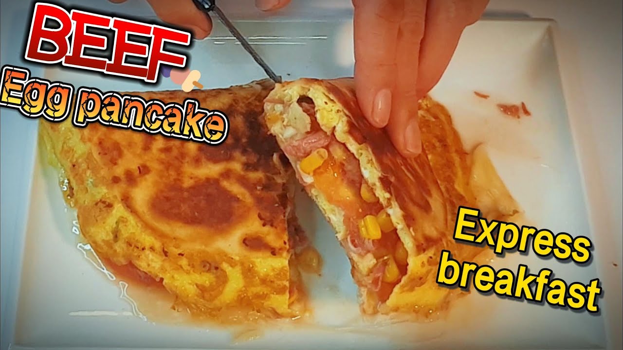 Make a quick and delicious breakfast with corned beef, eggs, flour