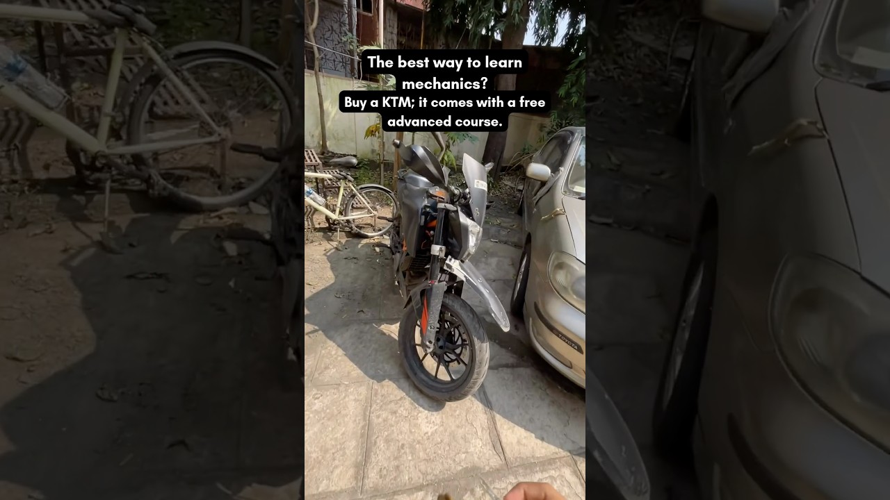 It’s pain for ktm guys! Always 