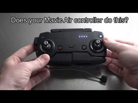 mavic air remote beeping