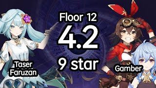 Spiral Abyss 4.2 Floor 12 Taser Faruzan & Gamber 9 Star