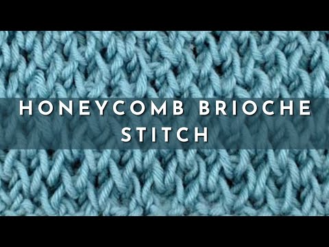 yarn store near me How to Knit the Honeycomb Brioche Stitch (English Style)
