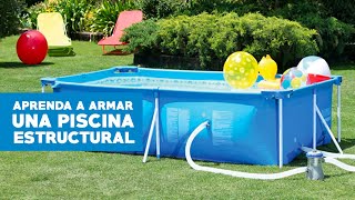 Cómo armar una piscina estructural - YouTube